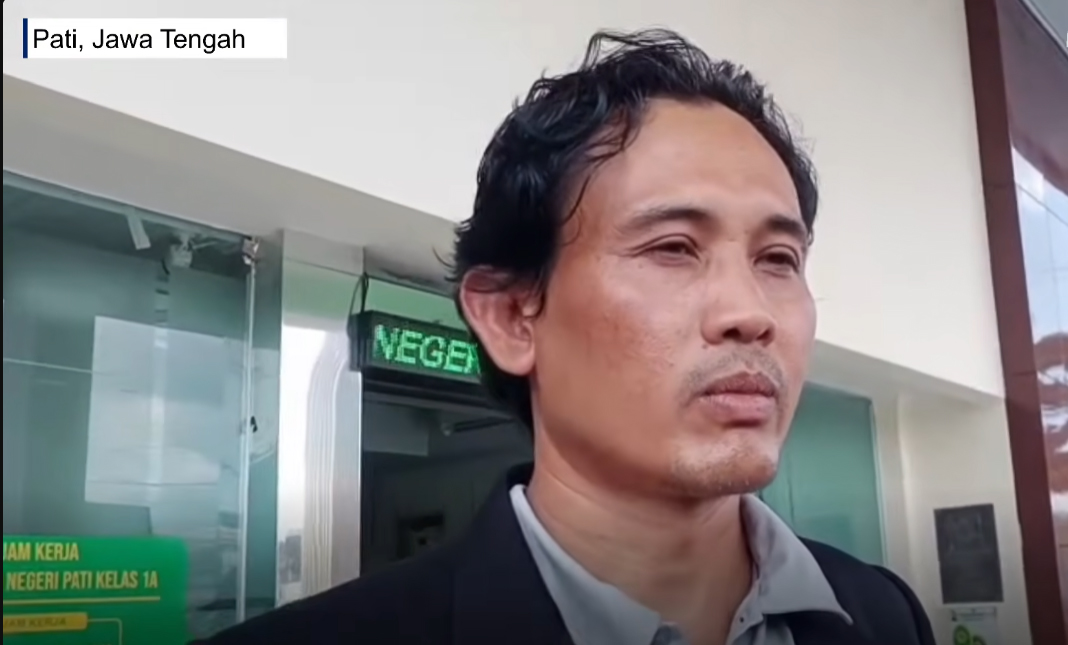 Foto : Kuasa hukum para korban, Ali Yusron saat ditemui di Pengadilan Negeri (PN) Pati, Rabu (29/4/2026)