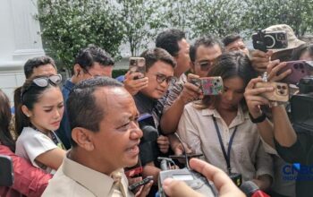 Menteri ESDM Bahlil Lahadalia saat ditemui di Istana, Jakarta, Selasa (5/5/2026)