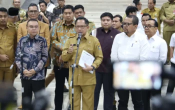 Konpers Satgas Pemulihan Pasca Bencana DPR bersama pemerintah.