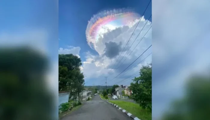 Heboh Awan Pelangi di Langit Sentul! BMKG Pastikan Bukan Tanda Bencana, Ini Penjelasannya