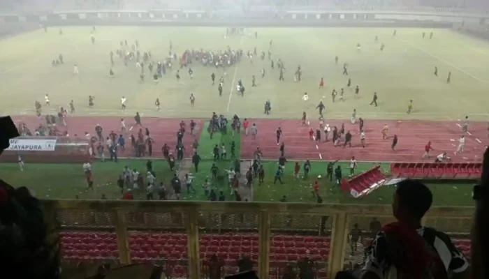 Persipura Gagal Promosi, Kerusuhan Pecah di Stadion Lukas Enembe
