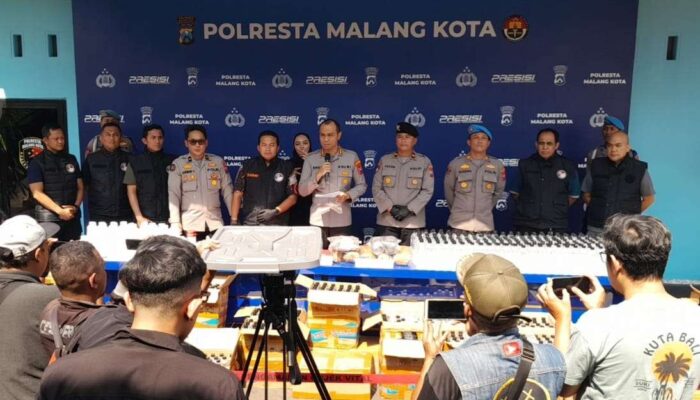 Polresta Malang Kota Bongkar 32 Kasus Narkoba, Sita 75 Ribu Pil LL dan 1,4 Kg Sabu