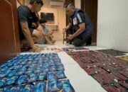 Penggerebekan Dramatis di Medan: Apartemen Jadi Gudang Vape Narkoba, 2 Pelaku Ditangkap, Ratusan Barang Bukti Disita