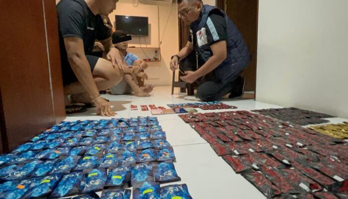 Penggerebekan Dramatis di Medan: Apartemen Jadi Gudang Vape Narkoba, 2 Pelaku Ditangkap, Ratusan Barang Bukti Disita