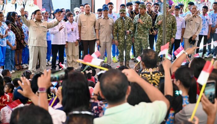 Prabowo Janji Bangun Desa Nelayan dan Renovasi Sekolah di Miangas: Puskesmas Era Soeharto Akan Diperbaiki