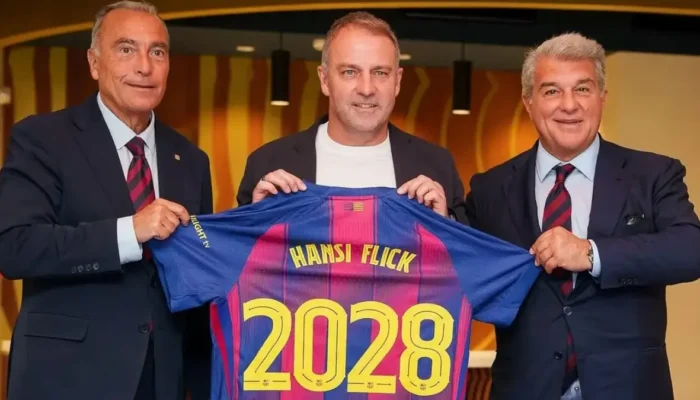 Resmi! Hansi Flick Perpanjang Kontrak di Barcelona hingga 2028, Bidik Liga Champions Bersama Lamine Yamal