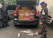 TNI AL Gagalkan Penyelundupan 311 Bal Rokok Ilegal di Jalur Suramadu, 15 Kendaraan Diamankan