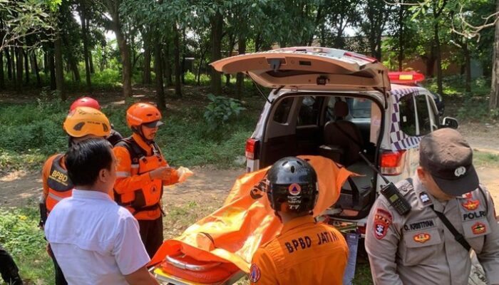 Korban Hilang Saat Flushing Sungai Brantas Tulungagung Ditemukan Meninggal di Kediri