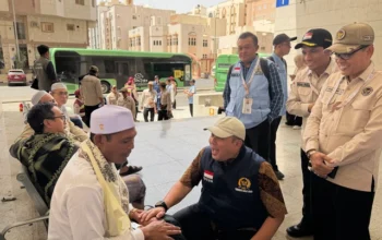 Timwas DPR meninjau langsung Hotel Buruz Hidayah di Makkah, Rabu (20/5) Foto: Dok. Timwas Haji DPR 2026