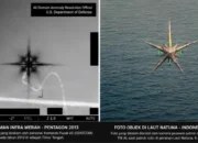 Viral UFO di Natuna, Mirip Objek Misterius di Rekaman Pentagon. Foto: X.com