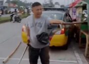 VIRAL! Pria Diduga Oknum Polisi Ngamuk Bawa Samurai dan Pistol di Garut, Cari Rumah Anggota DPR RI