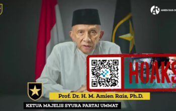Viral Video Amien Rais Senggol Prabowo dan Seskab Teddy Dok. Istimewa