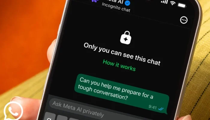 WhatsApp Hadirkan “Incognito Chat” untuk Meta AI, Meta Klaim Percakapan Tak Bisa Dibaca Siapa Pun