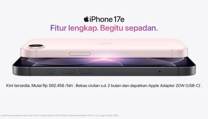 iPhone 17e Resmi Dijual di Indonesia, Harga Mulai Rp13 Jutaan dengan Chip A19 dan Kamera 48 MP