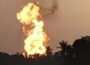Semburan Lumpur dan Api dari Sumur Bor di Aceh Utara Bakar 1 Hektare Kebun Sawit, Warga Masih Mengungsi