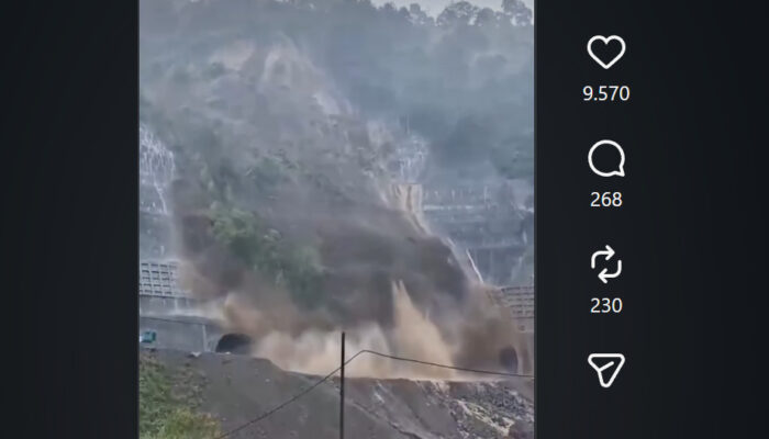 Tebing 100 Meter Longsor di Proyek PLTA Cisokan, Tunnel Tertimbun! BPBD: Beruntung Tak Ada Korban Jiwa
