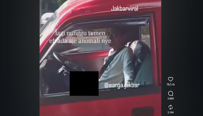 Viral! Aksi Tak Senonoh Sopir Angkot Onani di Jakbar Terekam, Polisi Turun Tangan Selidiki