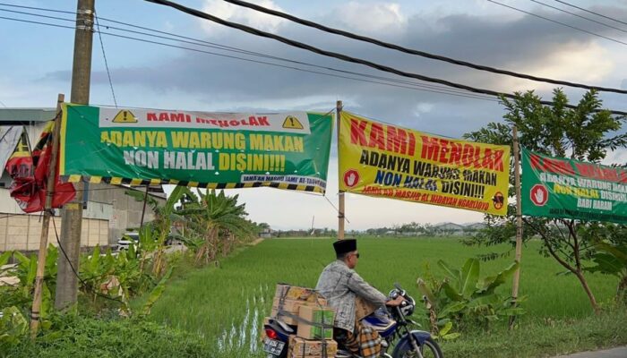 Warga Sukoharjo Tolak Warung ‘Mi dan Babi Tepi Sawah’, Desak Pemkab Cabut Izin Usaha
