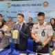 Konferensi pers kasus pembunuhan WN Korea Selatan di Polres Metro Bekasi. Dok: Istimewa.