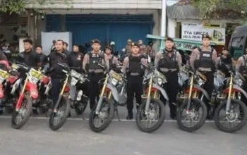 Penyekatan Total Perbatasan! 1.989 Personel Gabungan dan Brimob Kepung Titik Rawan PSHT Tulungagung
