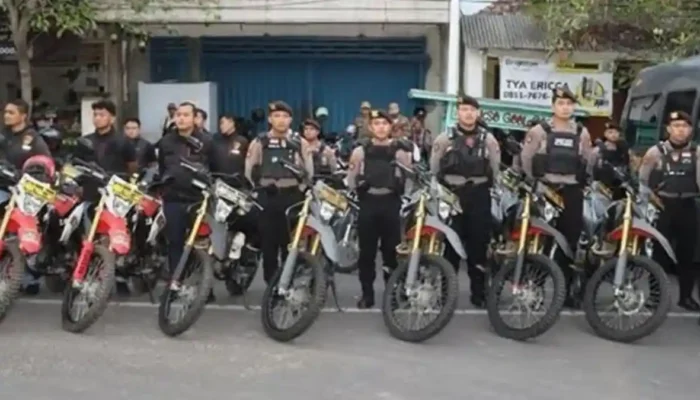 Penyekatan Total Perbatasan! 1.989 Personel Gabungan dan Brimob Kepung Titik Rawan PSHT Tulungagung