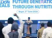 Presiden Prabowo Subianto dalam acara Building Indonesia's Future Generations Through Nutrition di Sentul International Convention Center (SICC), Kabupaten Bogor, Jawa Barat, Rabu (3/6). Foto: Kris - Biro Pers Sekretariat Presiden