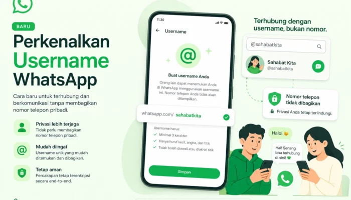 Resmi! WhatsApp Hadirkan Fitur Username Tanpa Nomor HP, Pengguna Sudah Bisa Reservasi Mulai Pekan Ini