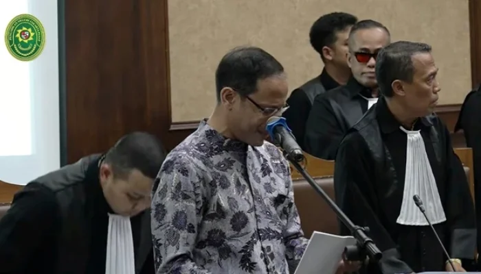 Tangis Nadiem Pecah di Sidang Tipikor: “Hadiah Pengabdian Saya untuk Negara Justru Jeruji Besi”
