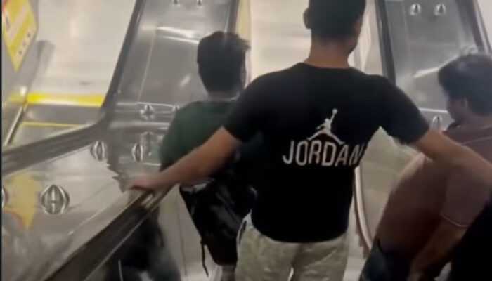 Viral! Pria Diduga Turis Bangladesh Kencing di Eskalator MRT Malaysia, Aksi Terekam Kamera dan Picu Kemarahan Netizen